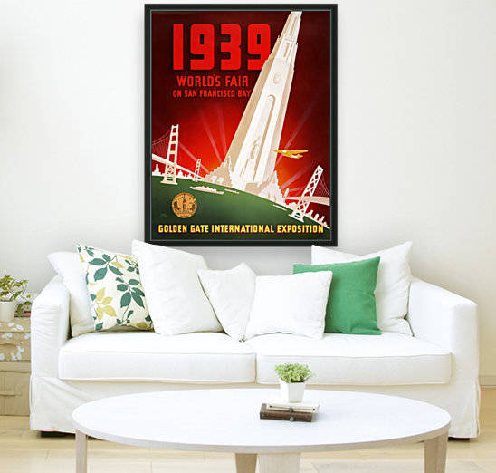 1939 World Fair on San Francisco Bay by VINTAGE POSTER