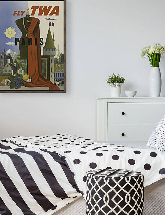 Fly TWA Paris Tourism Poster by VINTAGE POSTER