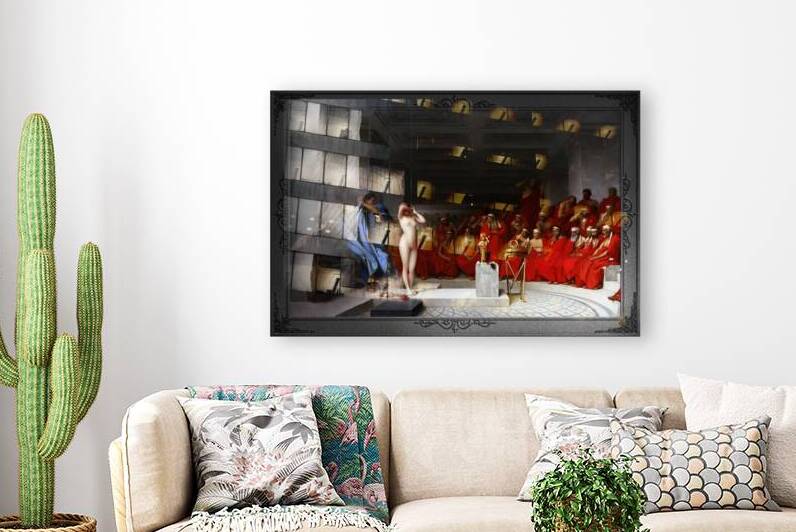Phryne Revealed Before The Areopagus by Jean-Leon Gerome Classical Fine Art Xzendor7 Old Masters Reproductions by xzendor7
