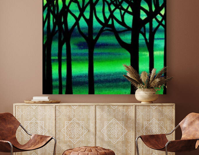 Abstract Spring Forest by Irina Sztukowski