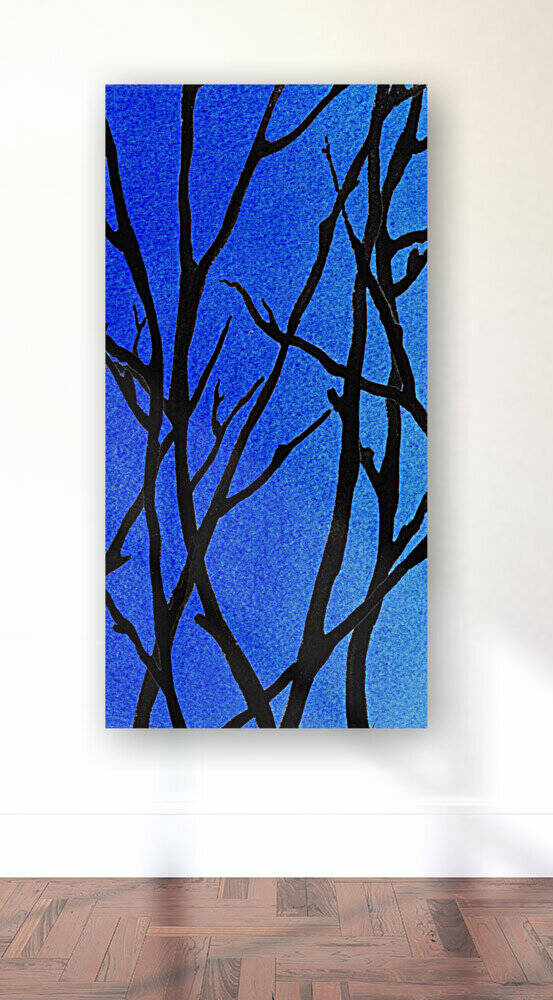 Ultramarine Forest Winter Blues I by Irina Sztukowski