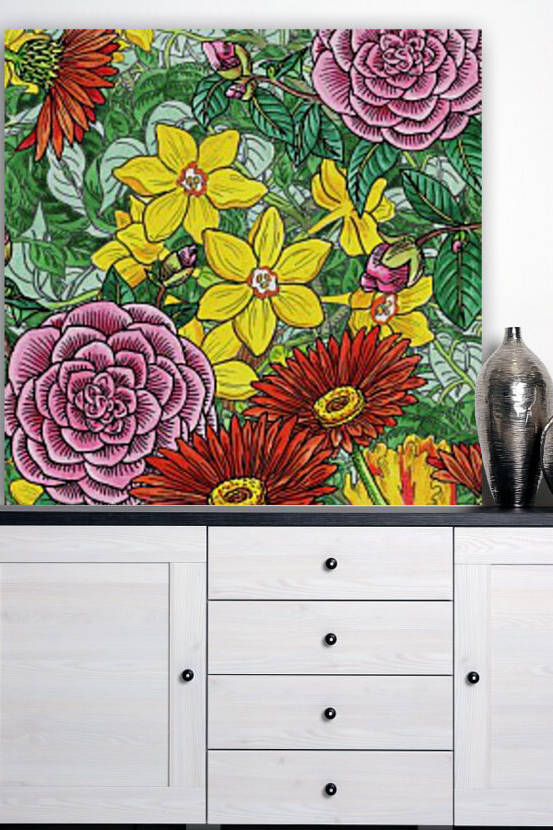 Ultramarine Forest Winter Blues III by Irina Sztukowski