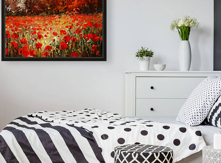 poppy field at sunset  by Vali Irina Ciobanu by vali irina ciobanu