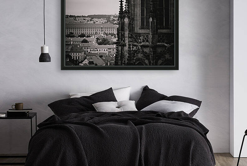 st vitus cathedral old town cityscape prague czech republic by GrapyArt