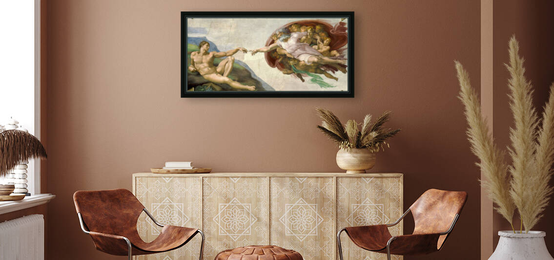 Michelangelo The Creation of Adam by TOPARTGALLERY