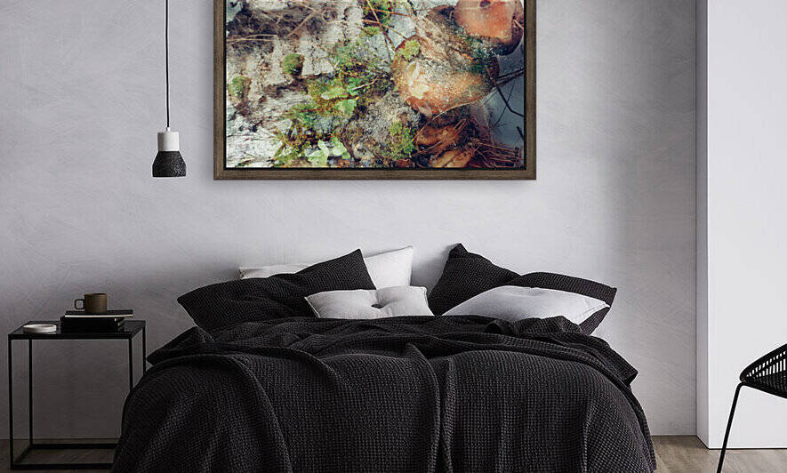 Frimas au jardin by Francyne Plante artiste