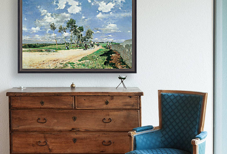 Highway of Combes la Ville by Giovanni Boldini