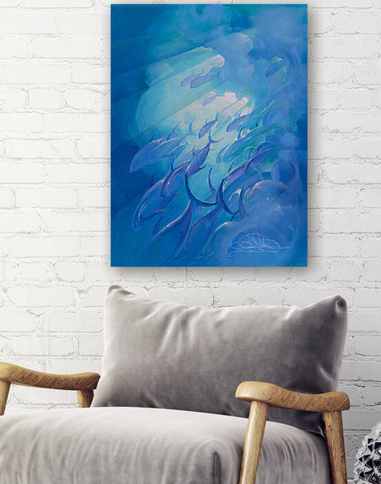 Blue Rush by John Pitre