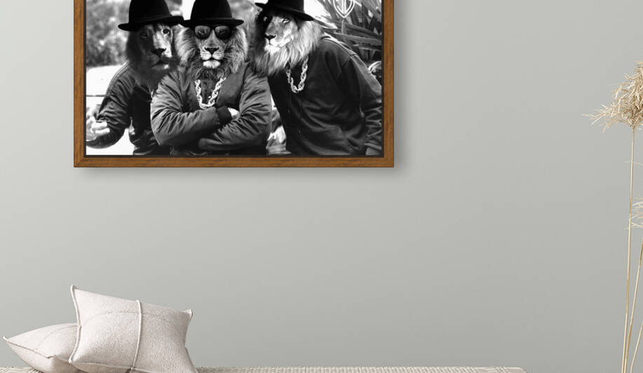 JUST DADDY Lion Gang by Orlando Villella