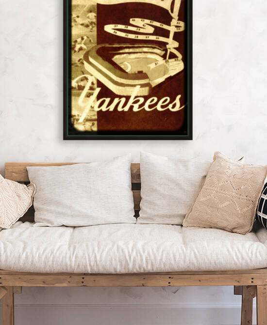 1952 New York Yankees Cover Art Remix by Row One Brand