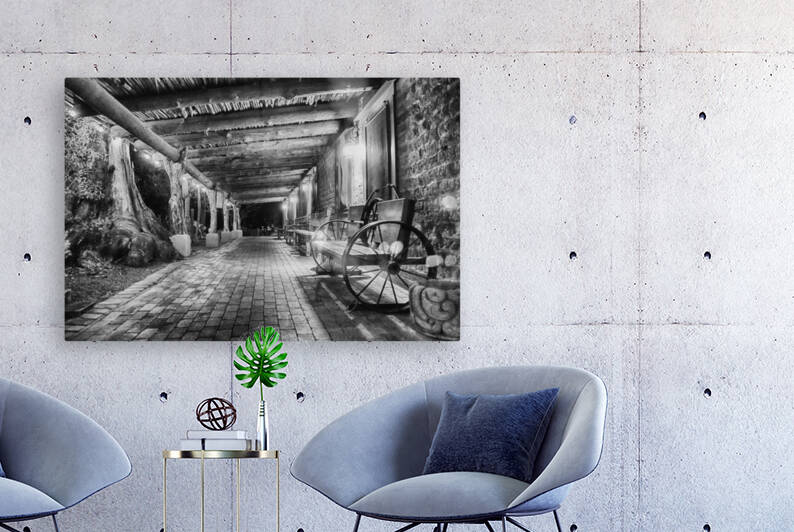 Western Porch BW by Eduardo Palazuelos