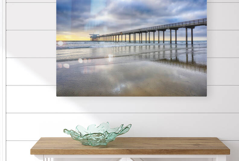 Pier Sunset La Jolla California by Eduardo Palazuelos