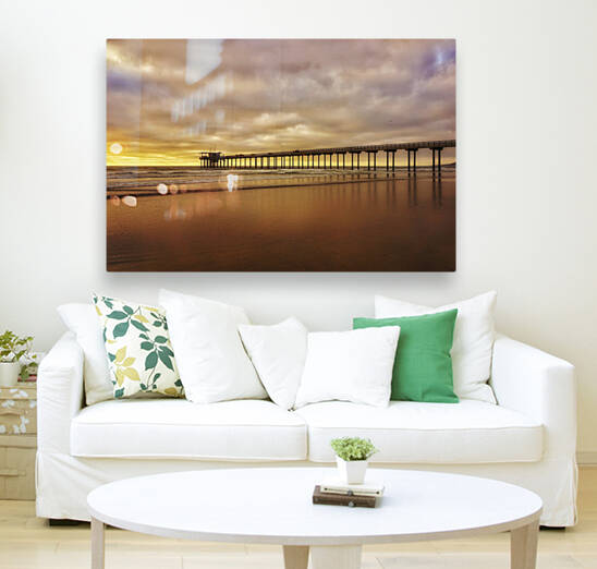 Peaceful Pier at La Jolla by Eduardo Palazuelos