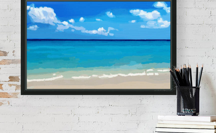 Electric Blue Sea by Pia Justine Cruz