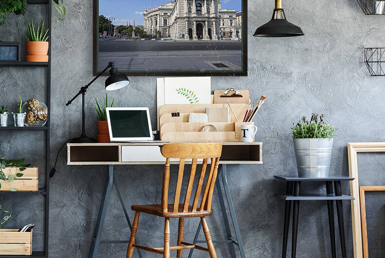 Snapshot in Time One Day in Vienna Austria at Josef Meinrad Square with Burg Theater by 360 Studios