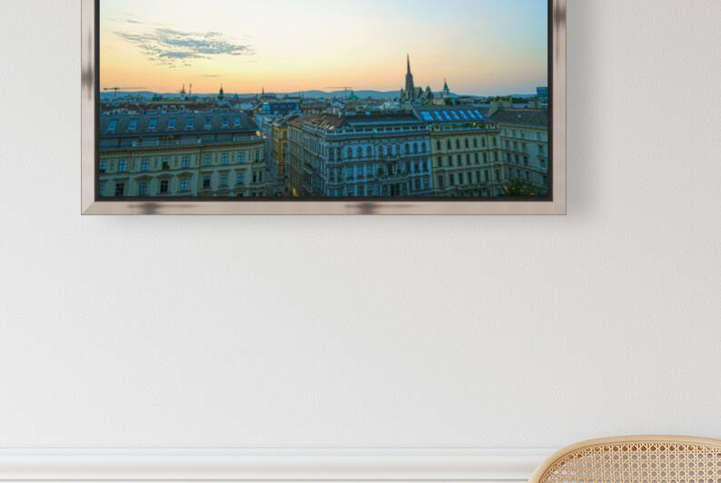 The City at Sunset Vienna Austria 1 of 3 by 360 Studios