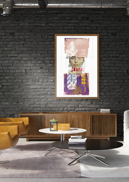 LoveIs.30x22 by Kerry Romano Zall