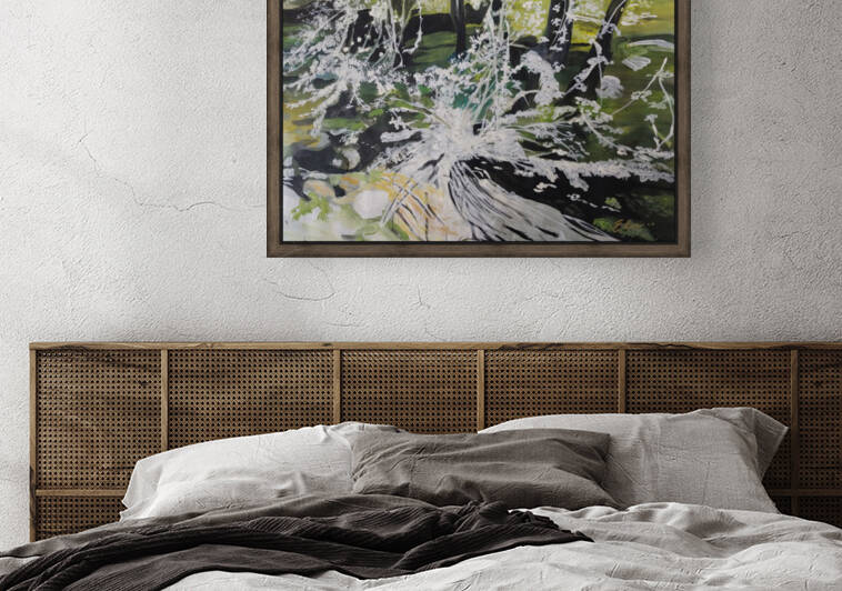 RIVER THROUGH THE MEADOWS by Elizabeth Lee Adeghe