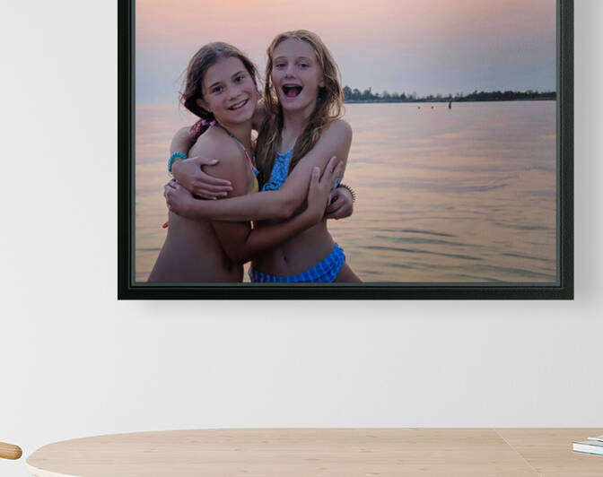 K and A  8x10 canvas   by Photography by Wm