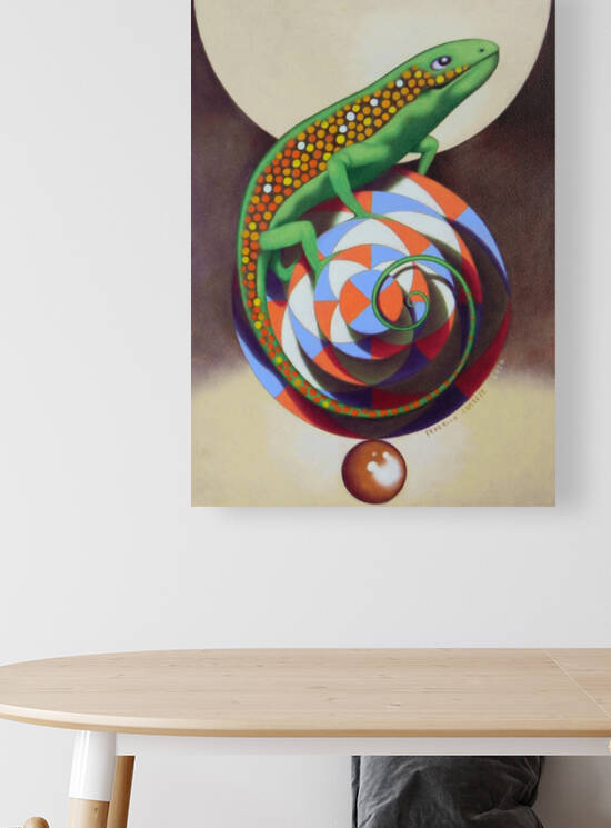 Circus lizard by federicocortese