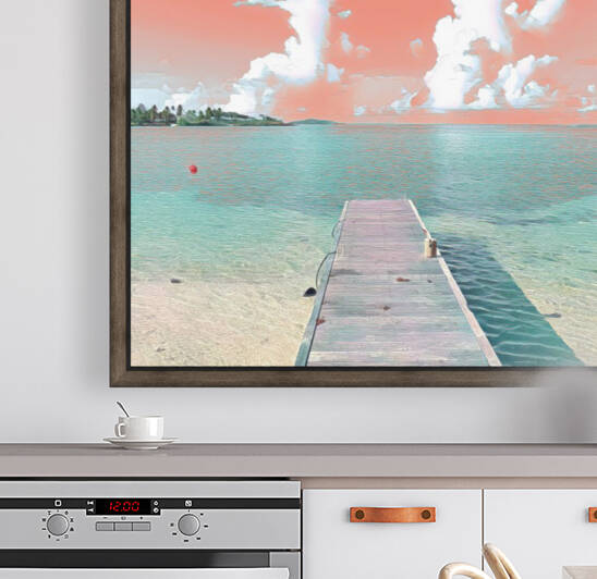 Orange Pier by Sibcod