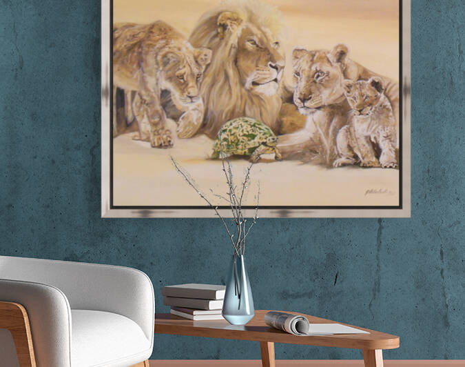 Lion pride by Grant Netherlands