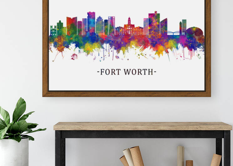 Fort Worth Texas Skyline by Towseef Dar