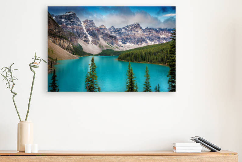 Moraine Lake Lake Louise by Jane Dobbs