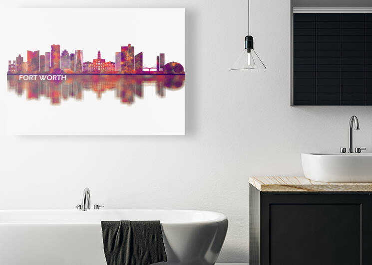 Fort Worth Texas Skyline by Towseef Dar