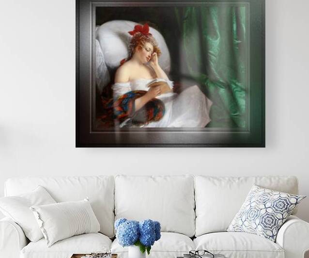 Le Reveil by Aimee Brune-Pages Classical Xzendor7 Old Masters Reproductions by xzendor7