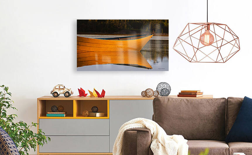 Tranquility - Seascape and Dory from Lunenburg Nova-Scotia by Daniel Baril