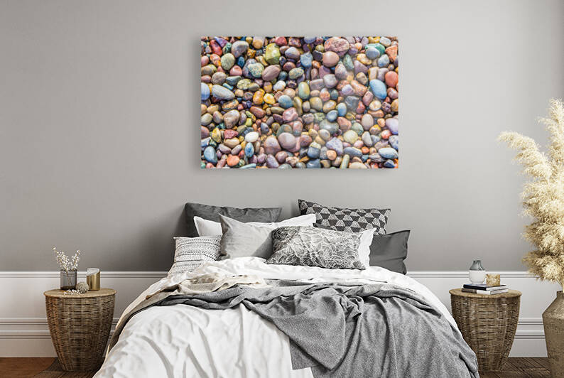 Seashore Candies - Colourful pebbles from Bay of Fundy Nova Scotia by Daniel Baril