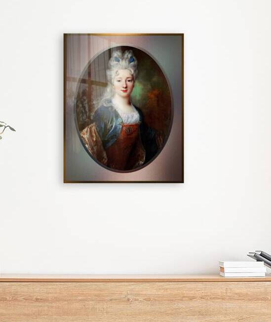 Female Portrait by Nicolas de Largillierre Classical Fine Art Xzendor7 Old Masters Reproductions by xzendor7