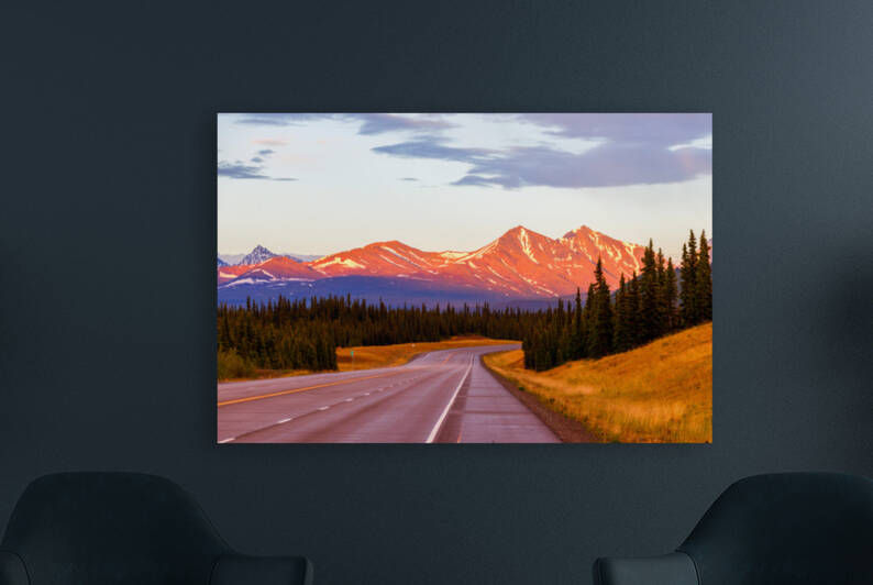 Midnight Sunset in Alaska by 1x