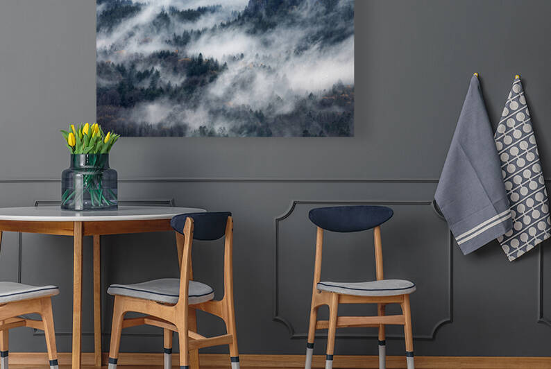 A valley in the fog by 1x