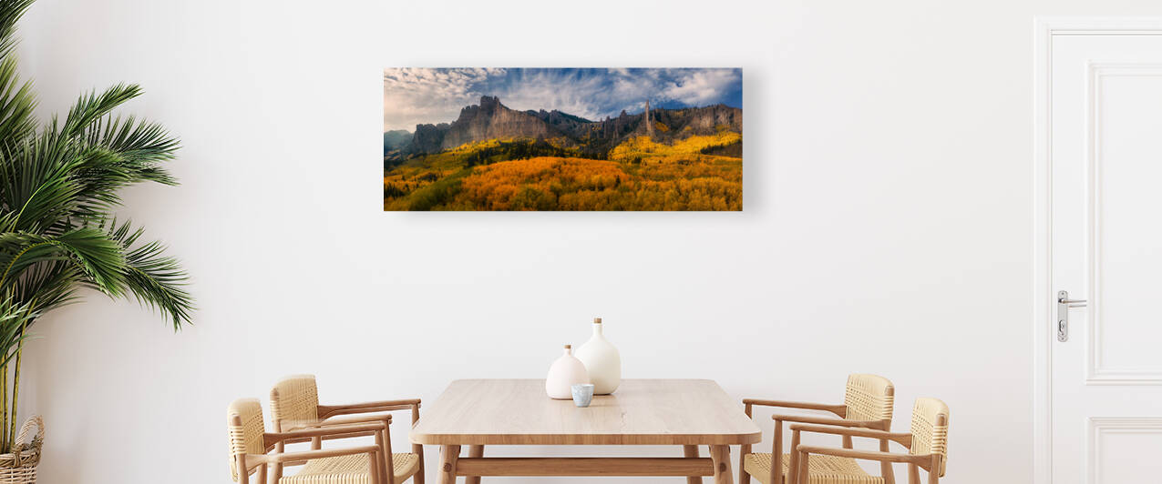 Golden Carpet under Castle Rocks by 1x