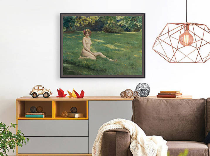 Un nu sur la pelouse by Julius LeBlanc Stewart