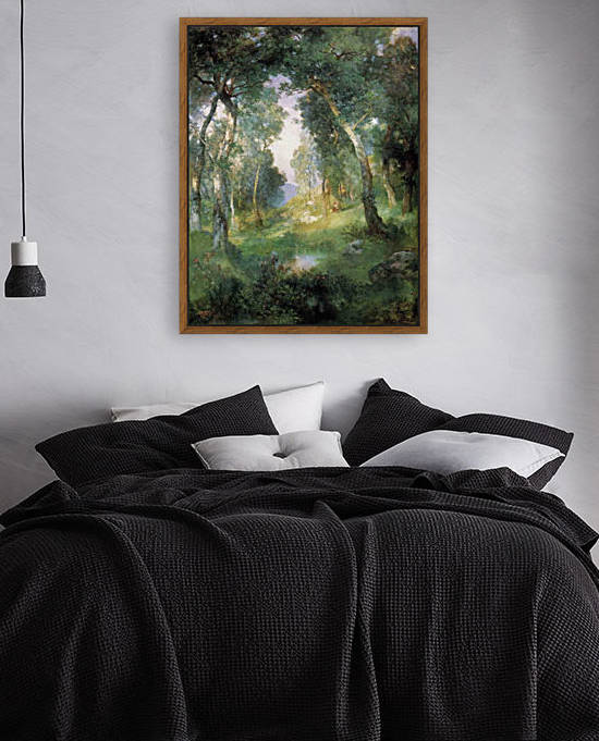 Forest Glade, Santa Barbara by Julius LeBlanc Stewart