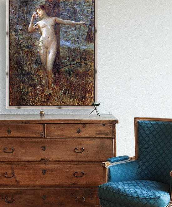 Nude in the forest by Julius LeBlanc Stewart