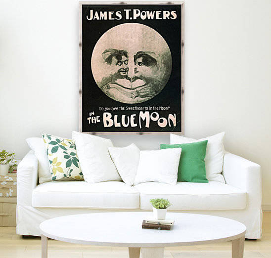 Blue Moon Philip Schermerhorn Musical Comedy Poster 1906 by VINTAGE POSTER