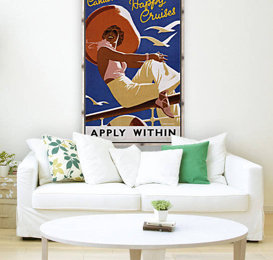 Canadian Happy Cruises Vintage Travel Poster by VINTAGE POSTER