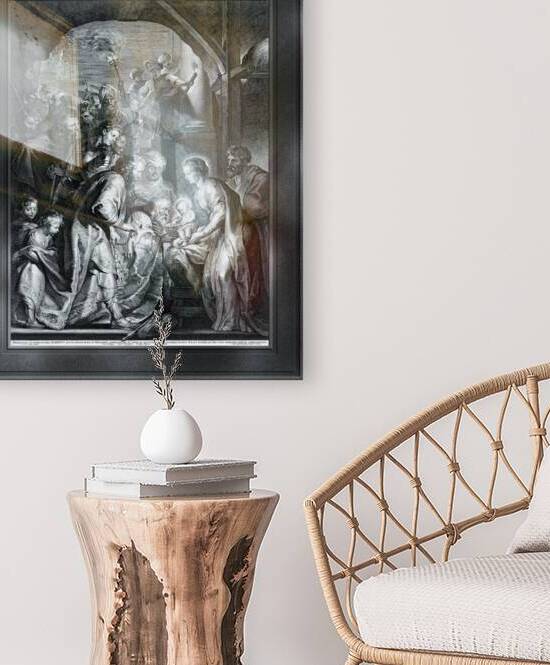 Aanbidding der Koningen by Lucas Vorsterman I Classical Fine Art Xzendor7 Old Masters Reproductions by xzendor7