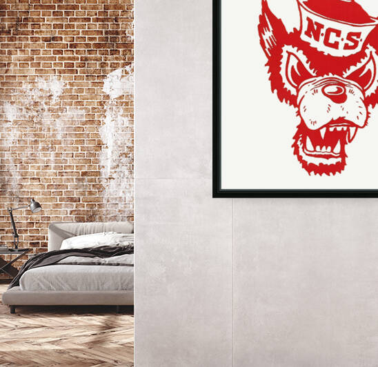 NC State Wolfpack Vintage Metal Sign by Row One Brand