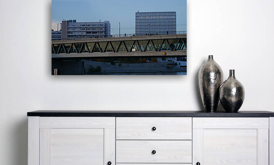 Bridge in Basel by Cedric Doz