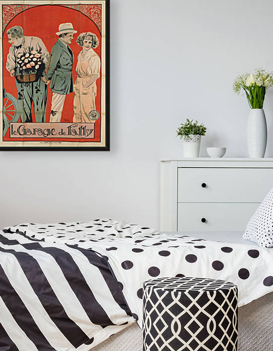 Le Garage de Fatty vintage poster by VINTAGE POSTER