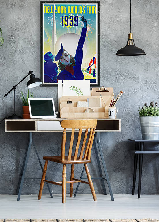 New York World Fair Poster 1939 by VINTAGE POSTER