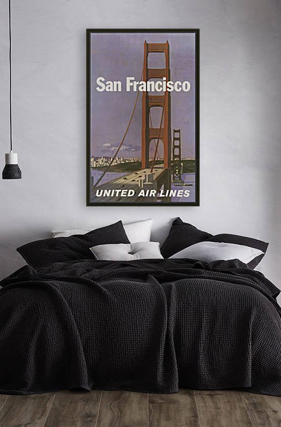 United Airlines Poster for San Francisco by VINTAGE POSTER
