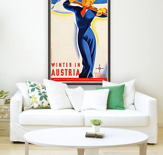 Winter in Australia travel poster by VINTAGE POSTER