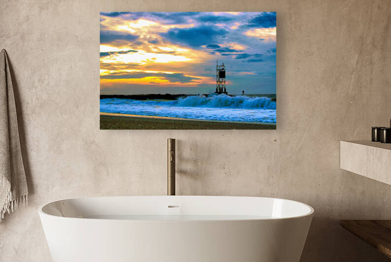 Indian River Inlet Jetty Marker 7180137 by Bill Swartwout Photography