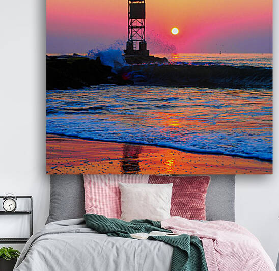 Rainbow Color Sunrise at the Indian River Inlet by Bill Swartwout Photography